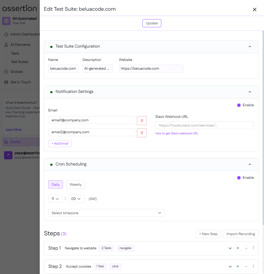 Test Suite Section 1